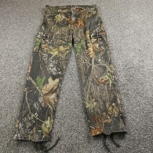 Scentlok Pants Mens 38X32 Brown Green Mossy Oak Camo Cargo Outdoor Hunting Hike